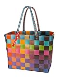 Witzgall ICE-BAG Shopper '5010-99' Original! Einkaufskorb, Einkaufstasche, Shopping-Bag ***Neue Ice-Bag-Kollektion 2015!*** bunt - orange, braun, grü