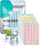 Pimple Patch Sterne 320pcs,Pickel Patch Unsichtbare Hydrokolloid Pickel Teebaumöl Tag,Hauttypen,Atmungsaktiv Absorptions Acne Patches,Nacht Akne Pflaster Wasserdicht,Gesicht Anti Akne Hautbehandlung