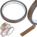Rosfix PTFE Teflonband – Hitzeschutzband 30mm x 10m | Temperaturbeständig von -70°C bis +300°C | Glasfaserverstärkt | Einsatz für Schweißgeräte | Isolierb