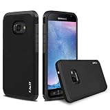J&D Kompatibel für Samsung Galaxy Xcover 4/Galaxy Xcover 4S Hülle, [ArmorBox] [Doppelschicht] [Heavy-Duty-Schutz] Hybrid Stoßfest Schutzhülle für Galaxy Xcover 4/Galaxy Xcover 4S - Schw