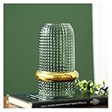 Kleine Vasen Kreative Goldene Taille Glas Vase Lilie Rose Blume Anordnung Hause Wohnzimmer Handwerk Dekoration Blumenvasen Hause Dekoration Vasen Deko(Mittel)