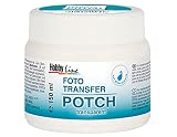 KREUL 49951 - Foto Transfer Potch, 150 ml, trocknet seidenglänzend und transparent, zum Übertragen von Ausdrucken, Zeitungsausschnitten und Zeitschriftenbildern auf verschiedene Untergrü