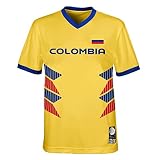 FIFA Offizielles Trikot der Jugendmannschaft der Frauenfussball-Weltmeisterschaft 2023, Kolumbien, Gelb, 8-10 J