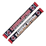 Wallitschek Kaiserslautern Schal - Rot und weiss ein ganzes Leben lang, rot-weiss, Fussball, 1900, Fanschal, Strick