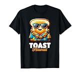 Toast Hawaii – Brot mit Sonnenbrille und Hawaii-Hemd T-S