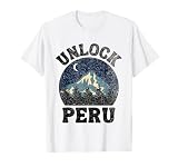 Schalte das Peru-Urlaubsoutfit Retro Peru frei T-S