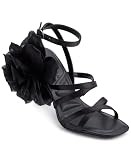 KARL LAGERFELD Damen Caela Evening Sandal Pumps, Schwarz, 39.5 EU