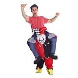 Morph MCPBJE Huckepack Kostüm Costumes, Hofnarr, Einheitsgröß