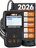 ANCEL AD310 OBD2 Diagnosegerät, Universal Auto Auslesegerät für die meisten Fahrzeuge nach 2000, KFZ Motor Fehlerauslesegerät Lesegerät mit OBDii Funktionen für OBDII/EOBD-Protokoll (Deutsch)