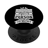 Ingenieurin Pharmatechnik lustiger Spruch PopSockets mit austauschbarem PopGrip