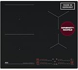 AEG Induktionskochfeld 60cm, Made in Germany, 4 Flex-Kochzonen mit Kratzresistenter SaphirMatt-Oberfläche, SenseBoil verhindert Überkochen, Bridge-Kombination 2er Zonen, Hob²Hood, TI64IB1FIZ