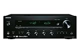 Onkyo TX-8250(B) Stereo Receiver (Hifi Verstärker 135 W/Kanal, Multiroom, WLAN, Bluetooth, Streaming, Musik Apps (Spotify, Tidal, Deezer), DAB+, Front USB/Audio in), Schw