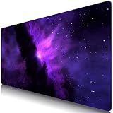 TUOLISG Mauspad XXXL Gaming Mauspad 120x400mm,Mousepad Groß,Schreibtischunterlage mit Rutschfester Gummibasis,verbessert Präzision und Geschwindigkeit -sternenklarer H