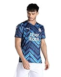 PUMA Herren Olympique De Marsella, Saison 2021/22, Away Trikot, Peacoat-bleu Azur, M EU