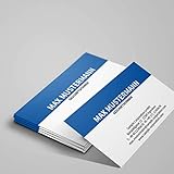 Visitenkarten, prinux, Professionell, 75 Stück, 400g-Karton, mit Wunschtext - Text, Schriftart und Farben sofort online anp