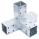 Connex HV4249 Pfostenverbinder, 305 x185x185 mm, für 71 x 71 mm H