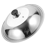 ABOOFAN Visualisierung Des Deckels Topfdeckel Tauschen Multifunktionaler Deckel Universal Deckel Pfanne Universaldeckel Universelle Pfannent? Deckung Rostfreier Stahl Universal- S