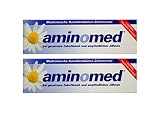 2x 75ml Aminomed bei gereiztem Zahnfleisch & empfindlichen Zähnen Kamillenblü