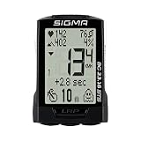SIGMA BC 23.16 STS White | Fahrradcomputer mit Fahrrad-, Höhen- und Herzfrequenz Funktionen, Trittfrequenz hoher Log Kapazität Weißer Fahrradtacho einfacher Bedienung, 02316