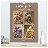 Mäusezauber. Im Reich der kleinen Wunder (hochwertiger Premium Wandkalender 2026 DIN A2 hoch), Kunstdruck in Hochglanz: Ein nostalgischer Kalender ... Träume und sanfter Farben (CALVENDO Tiere)
