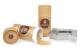 BABEQ - Premium Kaltraucherzeuger V2 Edelstahl inkl. Räuchermehl & Teelicht für 12 Std. - Smoker Kaltrauch-Generator für Räucherofen - Kaltrauch-Sparbrand Räucher-Box - Raucherzeuger Räucherschneck