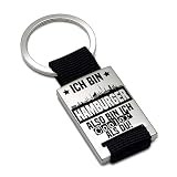 Schlüsselanhänger personalisiert mit Gravur | Ich bin Hamburger also bin ich cooler als du! | Fußball Schlüsselanhänger für Hamburg Fan | Skyline deiner Stadt | hochwertige Laserg
