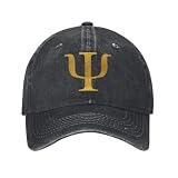KRSSEIXC Benutzerdefinierte Gold Psychologie Symbol Baseballkappe Sonnenschutz Baumwolle Snapback Hüte Verstellbarer Psychologe Lehrer Geschenk Papa H