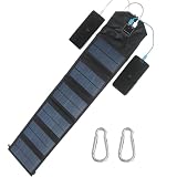 Solar-Ladegerät für Handy, wiederaufladbar, faltbar, 120 W, für Telefon, externer Akku, wasserdicht, doppelter USB-Port, für Reisen, , Camping, W