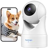 owltron Indoor Surveillance Camera, 1080P 360° Swivelling Baby Monitor with Camera, Dog Camera with Motion Detection, Night Vision, Two-Way Audio, Indoor Camera, App Control with Alex