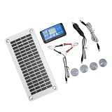 Dwqnvf Mono-Polykristallines Solarmodul, Wasserdichtes Controller-Kit mit Verbindungskabel, 12 V/24 V, Ladeschutz, B
