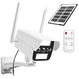 onovatpol Gefälschte Kamera mit Bewegungsmelder, Licht und Türklingel, gefälschte Sicherheitskamera als Solarstraßenlaterne, Attrappe, Sicherheitskamera & Store Willkommen Buzzer Monitor fü