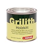 ADLER Grilith Holzkitt Spachtelmasse Kitt für Holz Möbel Basteln Reparieren Nussbaum 200