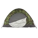 Trintion Wurfzelte Camping Kuppelzelt Wasserdichtes Camouflage Wanderzelt 2-3 Personen Campingzelt mit Tragetasche für Camping Reise Trekking 200x150x110