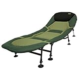 BAT-Tackle Maxxlounge Bedchair 8.0 | Campingliege | 8-Bein Angelliege bis 150kg | Karpfenliege | Gartenlieg