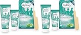 Intim Enthaarungscreme Männer Frauen depilan · extra sanfte Haarentfernung Intimbereich · 75ml+30ml Pflegecreme (Packung mit 2)