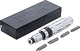 BGS 710 | Hand-Schlagschrauber-Satz mit Bits | 5-tlg. | sehr robust | inkl. Metallk