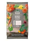 Dehner Bio Hornmehl, hochwertiger Dünger für Balkonpflanzen/Gartenpflanzen, natürlicher Stickstoffdünger, ökologisch wertvoll, 2.5 kg, für ca. 25 qm, b
