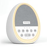 Dreamegg Nite 4 White Noise Machine, Tragbares Einschlafhilfe Babys mit 14 Klänge und Kopfhöreranschluss, Wiederaufladbares Weißes Rauschen Gerät mit Nachtlichtern für Baby Einschlafmusik Babygeschenk