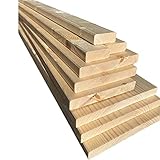 BaustoffhandelShop Glattkantbretter Fichte Sichtqualität Holzbalken Konstruktionsholz Vollholz (18x195mm ca.130cm)