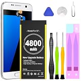 EVELLHPP Akku für Samsung Galaxy S7, 4800mAh Upgrade Hochleistungs-Ersatzakku für Samsung Galaxy S7, G930 G930V G930A G930T G930P mit Reparatur-Werkzeug