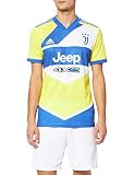 Adidas Mens JUVE 3 JSY T-Shirt, Shock Yellow/HI-Res Blue S18, 2XL