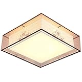 EEBRIKNQ Lampe Klassische Elegante chinesische Deckenlampe, Lampenschirm aus bedrucktem Stoff im klassischen Design, Exquisite dekorative Lampe for rundes Schlafzimmer-W