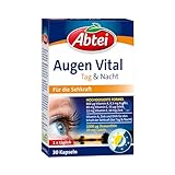 Abtei Augen Vital Tag und Nacht - mit Vitamin A, Lutein, DHA und Zeaxanthin - für den Erhalt der Sehkraft - hochdosiert, glutenfrei, laktosefrei - 30 Kap