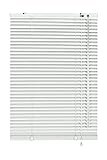 Deco Company Alu-Jalousie ohne Bohren, Zum Klemmen, Inkl. Klemmträgern, Sichtschutz, Lichtschutz, Blendschutz, Aluminium-Jalousie, Weiß, 45 x 130