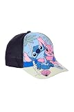 Disney Stitch und Angel Baseballkappe Mädchen, Sommer Mütze mit Tropischem Design, Geschenk für Mädchen und Teenager | B