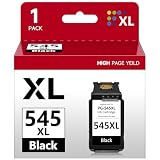 ZENOINK PG-545 XL Druckerpatronen Ersatz für Canon Druckerpatronen 545 Schwarz für Canon Pixma TS3355 MX495 TR4550 TR4551 TS3350 MG2400 MG2500 MG2555 MG2555s MG3050 (545XL Schwarz)