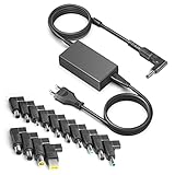 HKY 65 W Universal-Ladegerät für Laptop für Acer Aspire ASUS Vivobook Zenbook HP Stream Chromebook Lenovo Ideapad Dell Inspiron XPS Toshiba Sony Samsung JBL mit 15 Adaptersteck