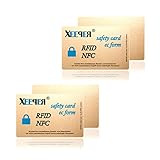 2 x RFID NFC Blocker Karte gegen Datenklau schützt Kreditkarten Personalausweis und andere Ausweise zuverlässiger Schutz ihrer Daten vor Diebstahl und maximale Sicherheit ohne zusätzliche Stö
