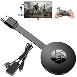 Miracast HDMI Dongle Wireless HDMI Dongle für TV Wireless Display Adapter für iPhone/iPad/Android/iOS/Windows/Mac Laptop, PC zu TV/Monitor/Projektor (Unterstützt Miracast, DLNA, Airplay)
