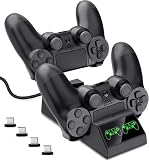 PS4 Controller Ladestation - Dual USB Schnellladestation mit LED-Anzeig